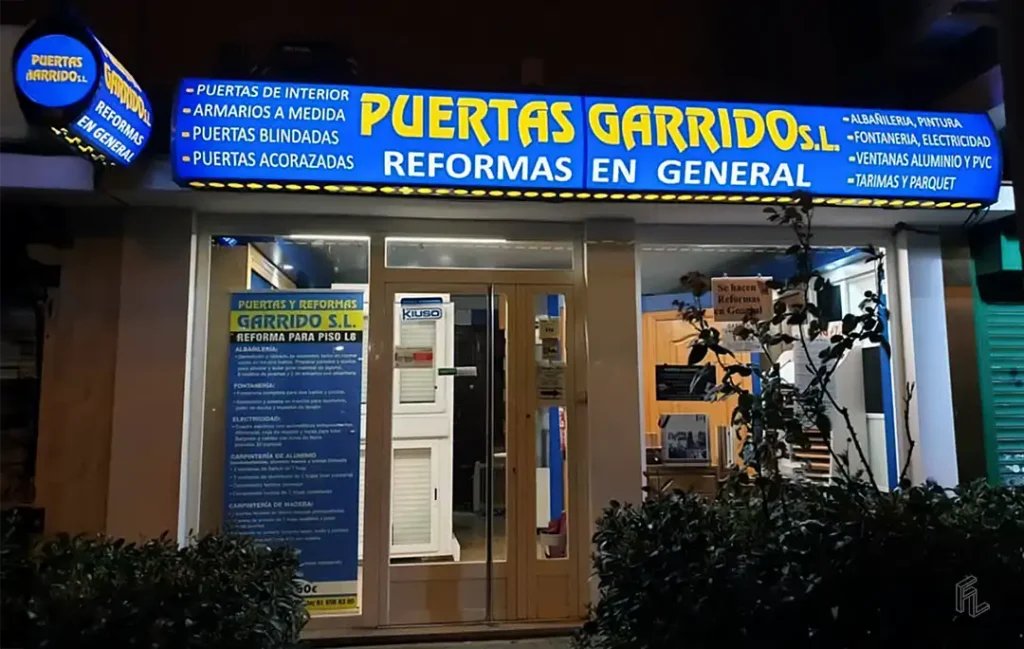 rótulo luminoso